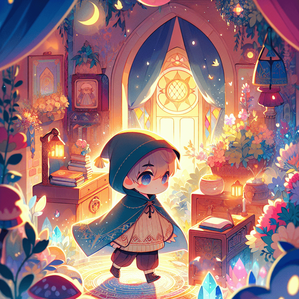 Ilustracja bajki w stylu Książeczka